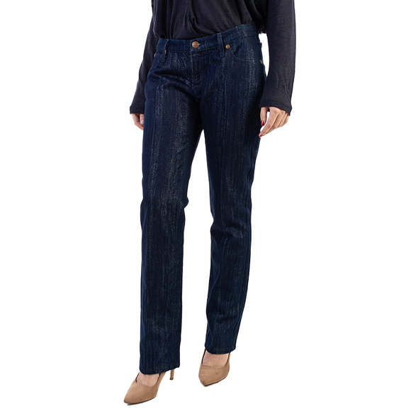 Jo No Fui Pants Women size 31 Dark Blue - Picture 2 of 5